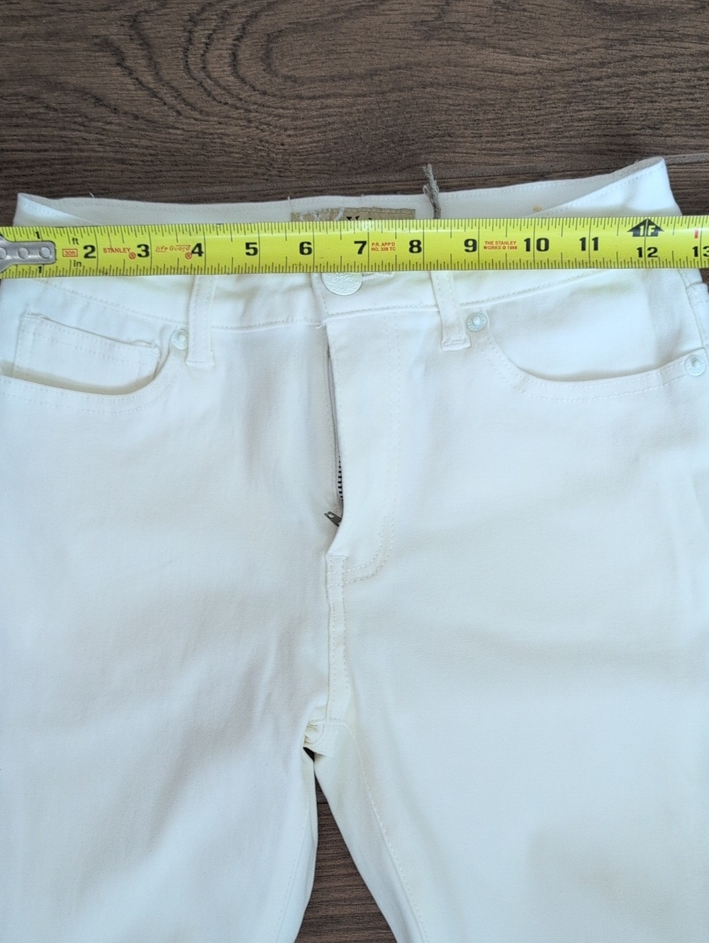NWT Hybrid & company Women's Jeggings Cream  Skinny Jeans Medium - Picture 7 of 9